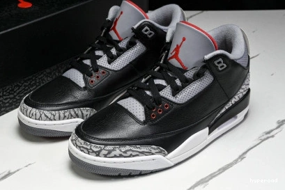 Hyperoad Air OG Cement” Jordan 3 “Black 2024 0824